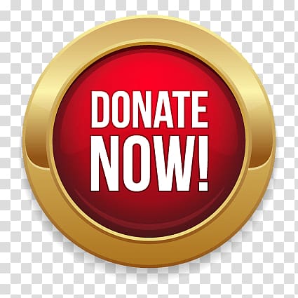 Donate Now signage, Donate Now Gold and Red Button transparent background PNG clipart