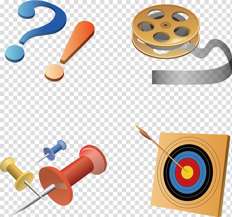 , Film nails target material transparent background PNG clipart