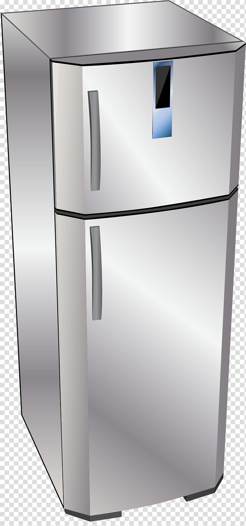 Refrigerator Home appliance, Haier refrigerator transparent background PNG clipart