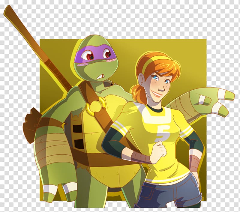 Donatello April O\'Neil YouTube Karai Teenage Mutant Ninja Turtles, erhai april transparent background PNG clipart