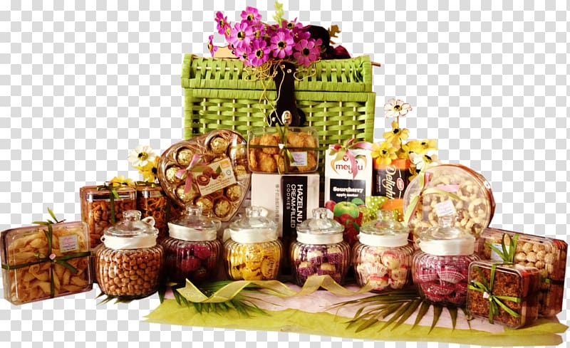 Hamper Food Gift Baskets Pineapple tart, raya transparent background PNG clipart