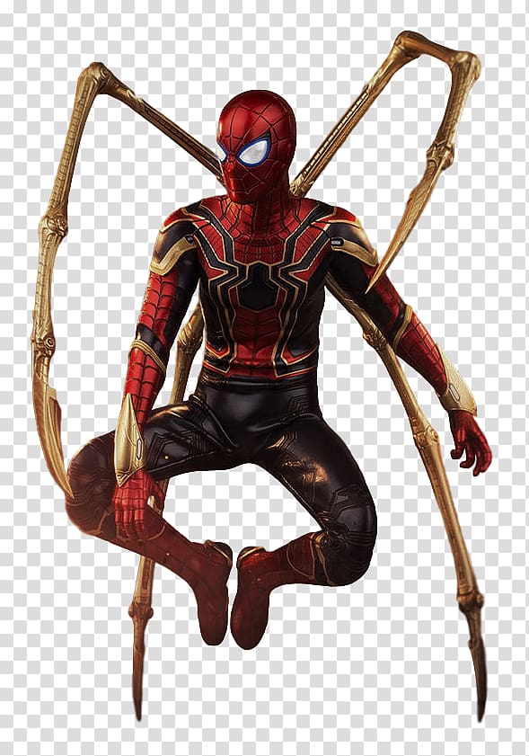 Marvel Iron Spider illustration, Iron Man Spider-Man YouTube Captain America Marvel Cinematic Universe, Iron man infinity war transparent background PNG clipart