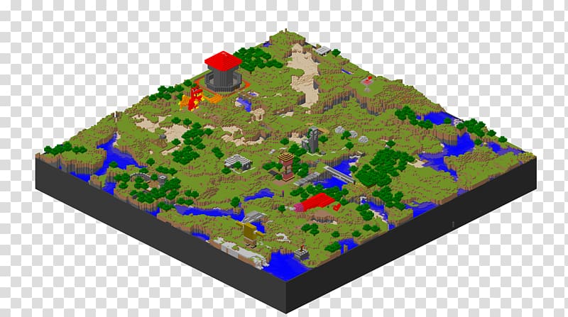 Isometric computer graphics Pixel art Isometric projection , minecraft the end map transparent background PNG clipart