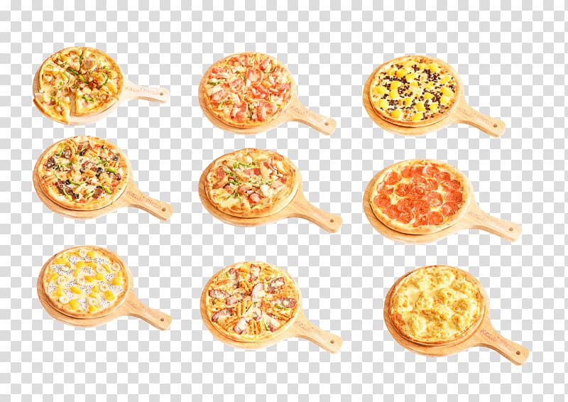 Pizza Vegetarian cuisine Dish Tomato Food, The pizza on the plate transparent background PNG clipart
