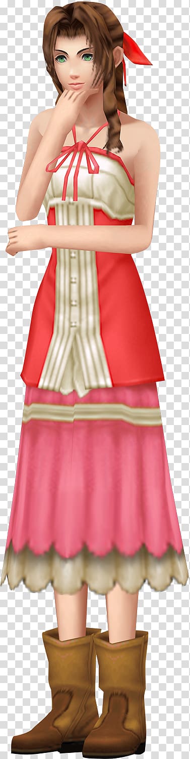 Kingdom Hearts II Dissidia 012 Final Fantasy Aerith Gainsborough Dissidia Final Fantasy, Aerith Gainsborough transparent background PNG clipart