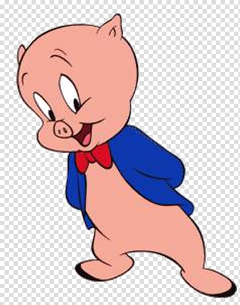 Porky Pig Daffy Duck Bugs Bunny Looney Tunes, piglet transparent background PNG clipart