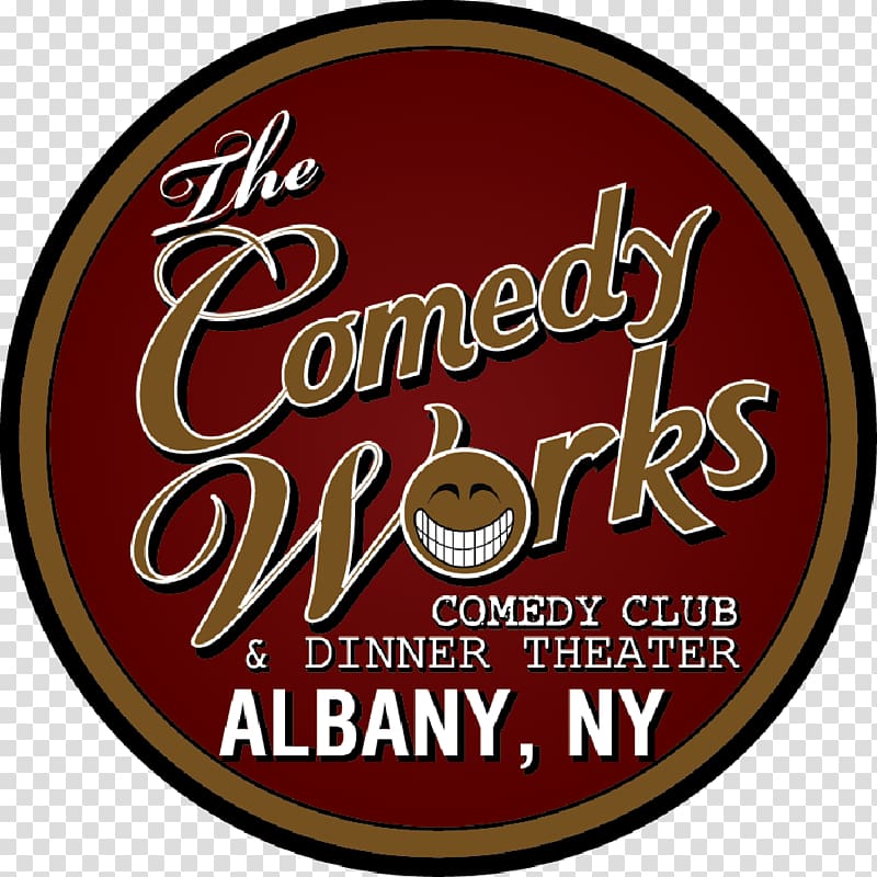 The Comedy Works Logo Label Font, Go Comedy Improv Theater transparent background PNG clipart
