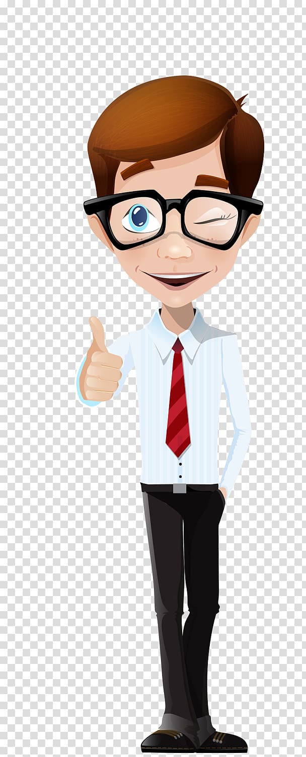 cartoon business people transparent background PNG clipart