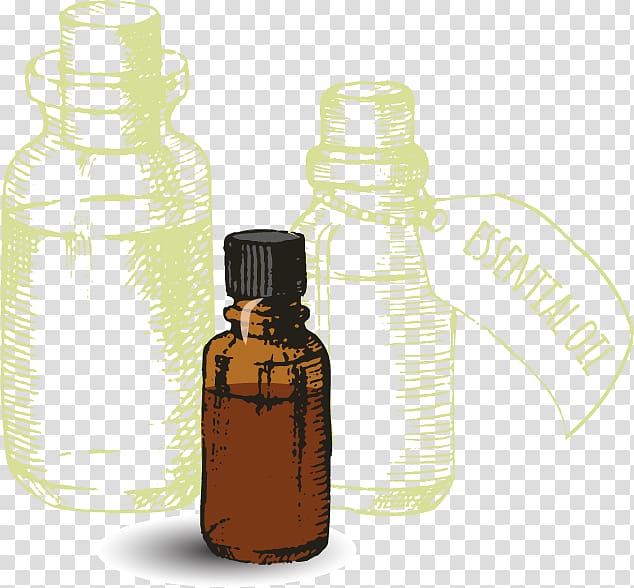 Bottle Essential oil Aroma compound Volatility, essential oil transparent background PNG clipart