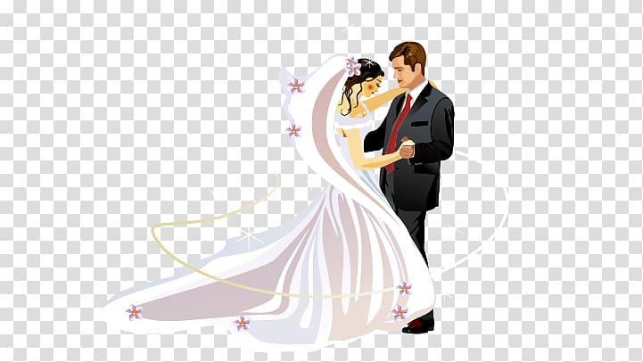 Wedding invitation Bridegroom , Bride and groom transparent background PNG clipart