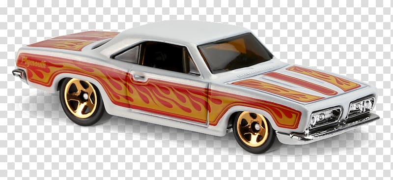 Model car Plymouth Barracuda Hot Wheels, car transparent background PNG clipart