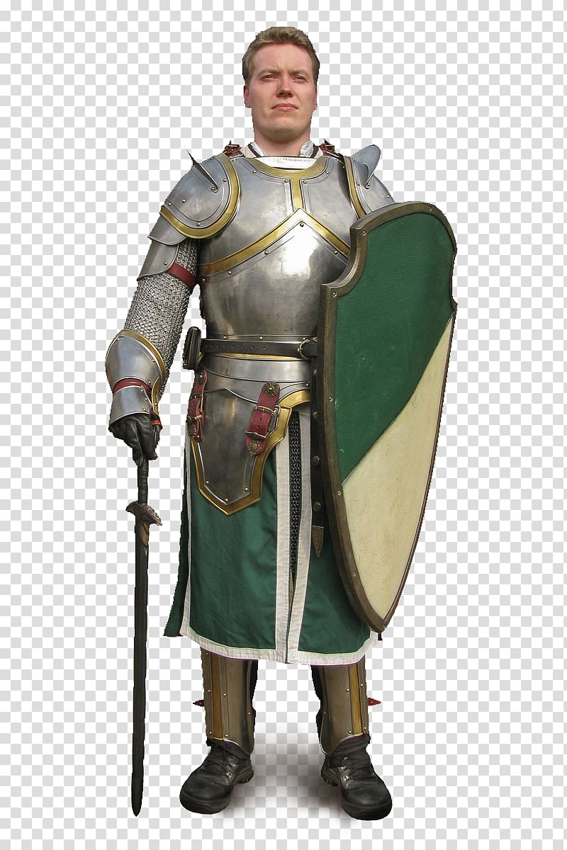 Knight Body armor Cuirass Shoulder Armour, Knight transparent background PNG clipart