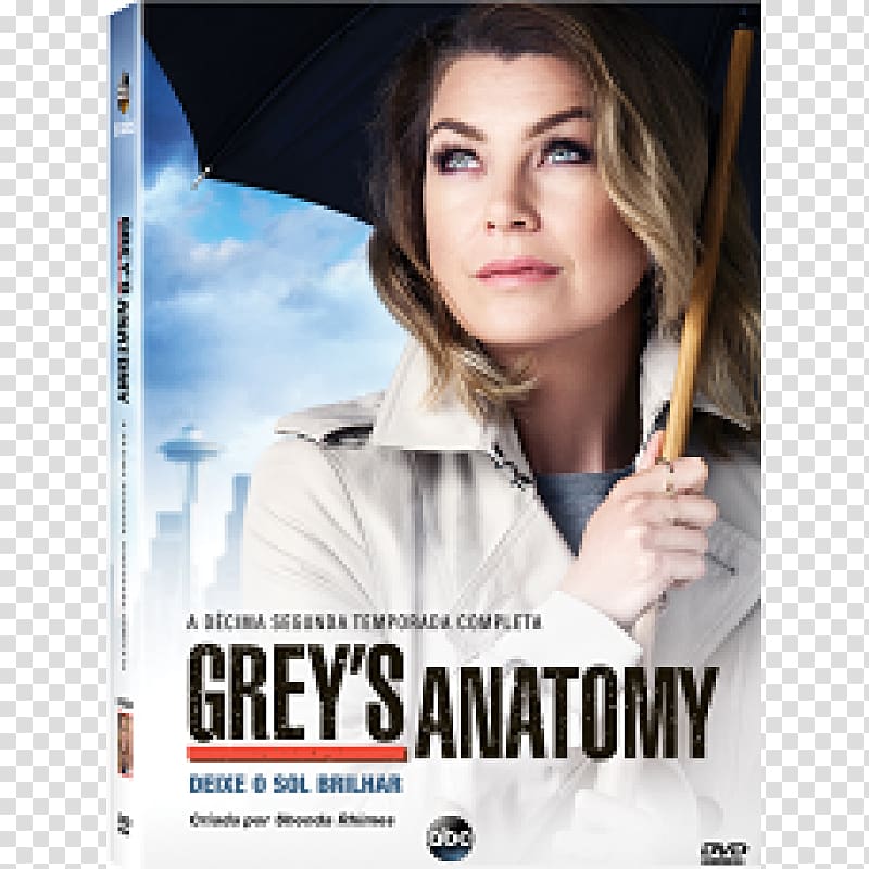 Ellen Pompeo Grey\'s Anatomy: The Video Game Grey\'s Anatomy, Season 12 Grey\'s Anatomy, Season 13, dvd transparent background PNG clipart