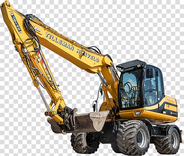 Aannemersbedrijf Tilleman Herveld Bulldozer Machine Sand Particulier, digger transparent background PNG clipart