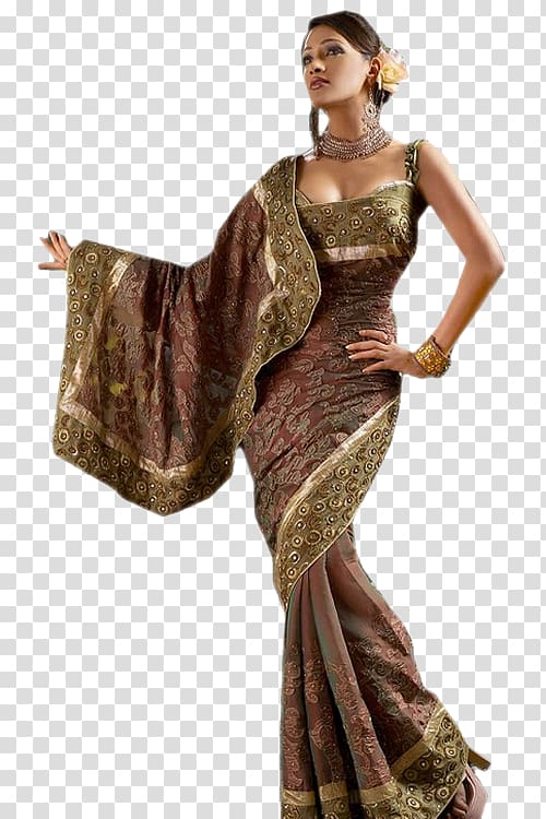 Woman Indian people Female Dress, oriental transparent background PNG clipart
