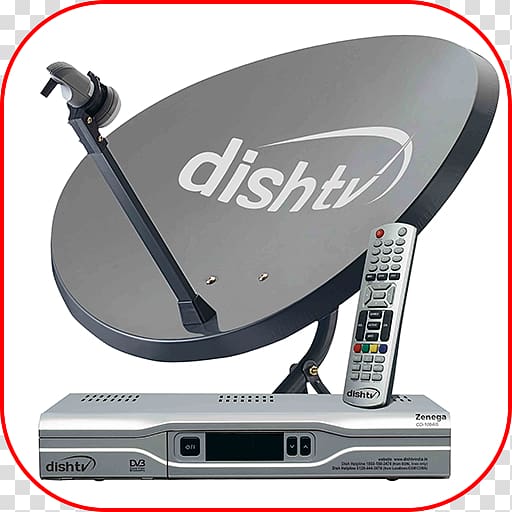 Dish TV Satellite television Videocon d2h Direct-to-home television in India Satellite dish, DTH transparent background PNG clipart
