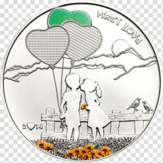 Silver coin Commemorative coin Cook Islands, Coin transparent background PNG clipart