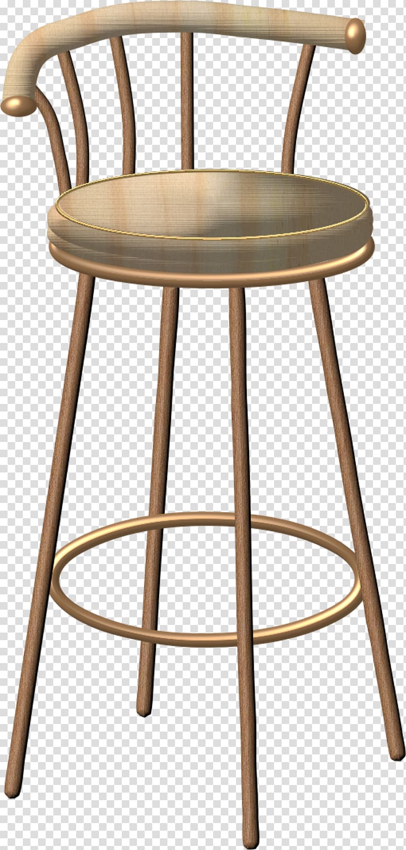 Bar stool Swivel chair Seat, lounge chair transparent background PNG clipart