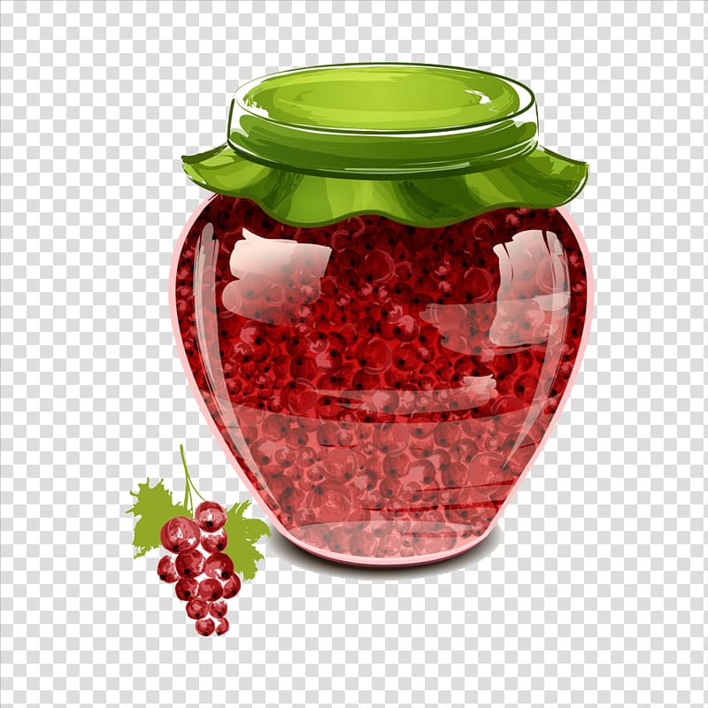 Jar , canned fruit transparent background PNG clipart