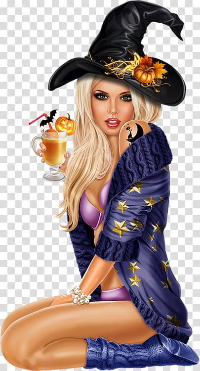 Boszorkány Halloween Wiedźma, Halloween transparent background PNG clipart