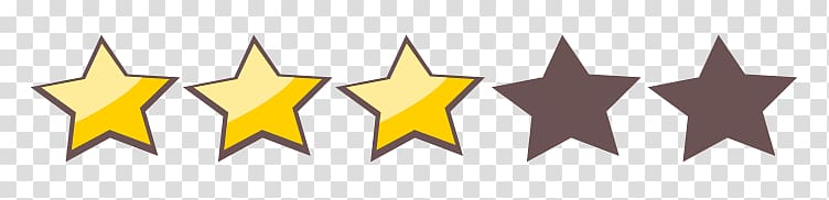 three stars illustration, Stars Voting 3 Stars transparent background PNG clipart