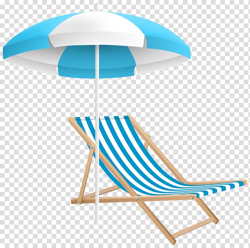 Chair Umbrella Beach Furniture , Beach Chair transparent background PNG clipart