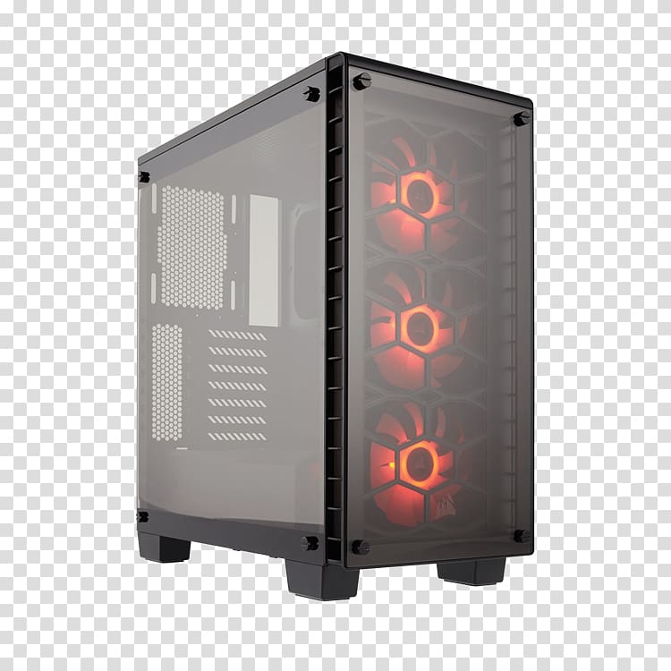 Computer Cases & Housings ATX Corsair Components Computer hardware RGB color model, cooling tower transparent background PNG clipart