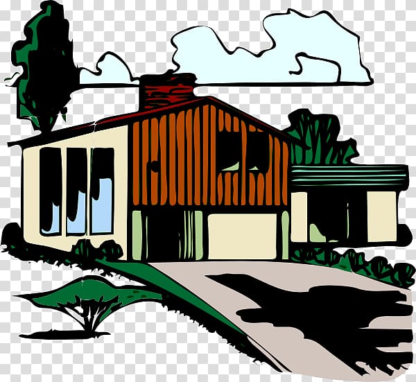 Driveway House , arc transparent background PNG clipart