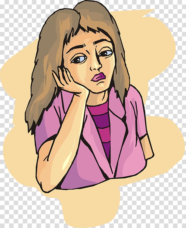 Sadness Drawing , Woman Mom transparent background PNG clipart