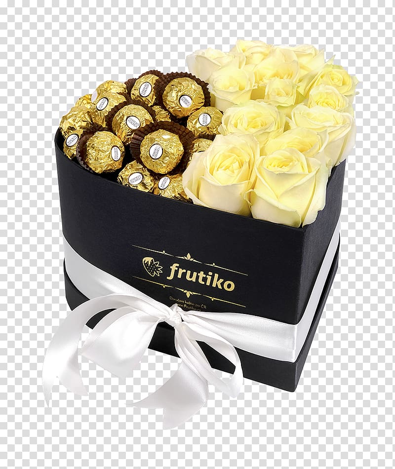 Ferrero Rocher Cut flowers Raffaello Chocolate Flower bouquet, chocolate transparent background PNG clipart