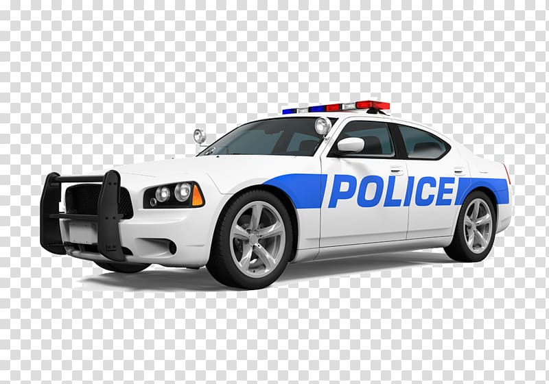 white police car transparent background PNG clipart