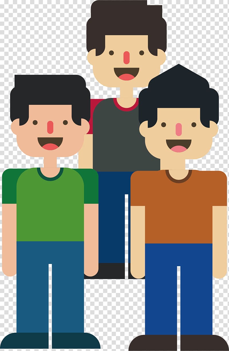, Happy people transparent background PNG clipart