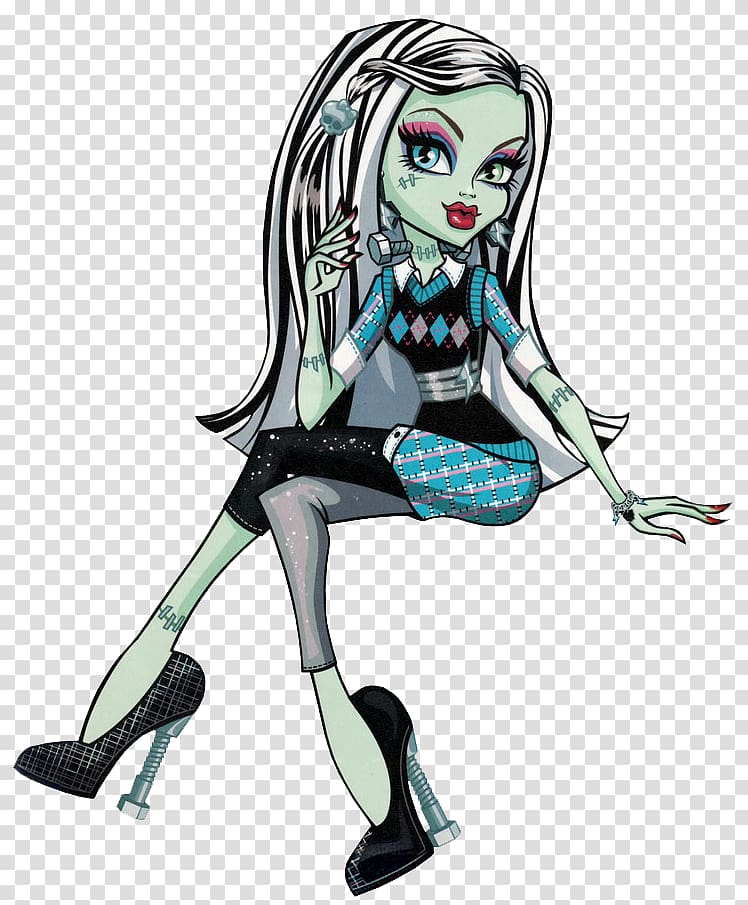 Frankie Stein Monster High Frankenstein School\'s Out, others transparent background PNG clipart