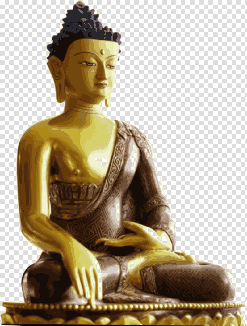 Golden Buddha Gautama Buddha The Buddha Buddhism Buddharupa, buddha transparent background PNG clipart