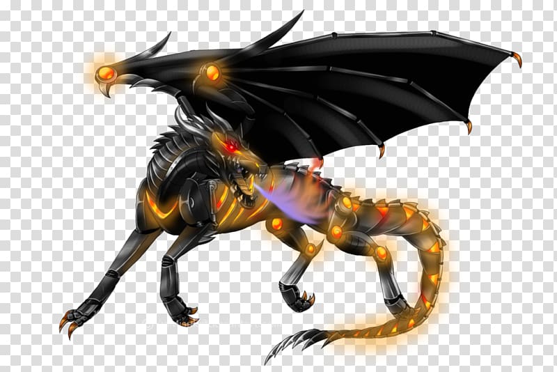 Dragon Robot combat Cyborg Mecha, dragon transparent background PNG clipart