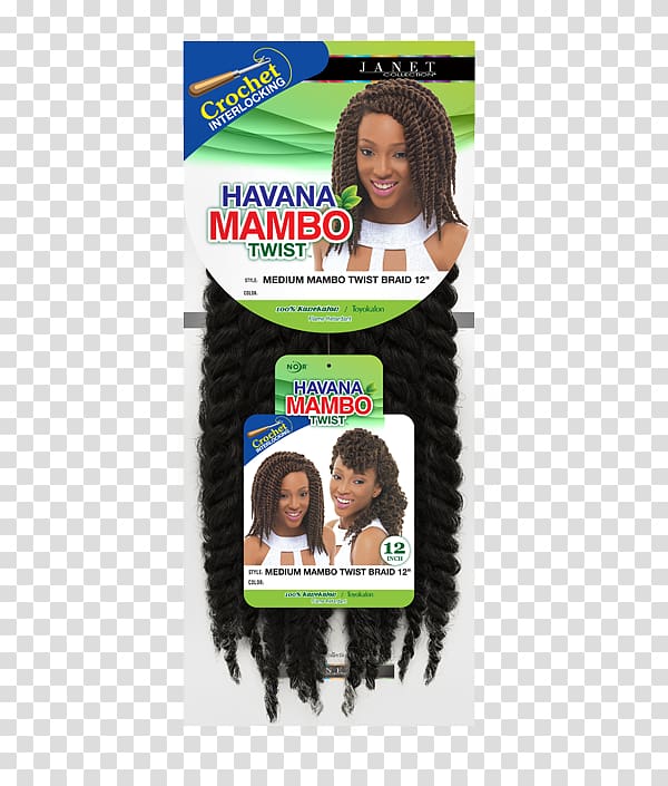 Crochet braids Synthetic dreads Artificial hair integrations Hair twists, Mambo transparent background PNG clipart