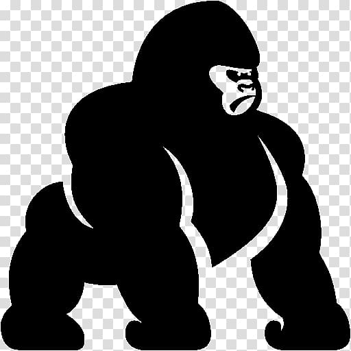 Gorilla Computer Icons , gorilla transparent background PNG clipart