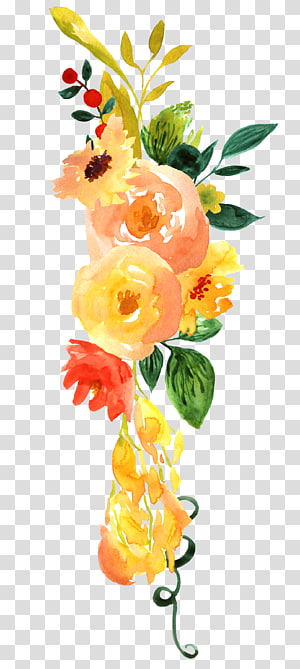 yellow and orange petaled flower illustration, Floral design Watercolor painting Flower, Watercolor hand painted floral decoration pattern transparent background PNG clipart yellow and orange petaled flower illustration, Floral design Watercolor painting Flower, Watercolor hand painted floral decoration pattern transparent background PNG clipart thumbnail