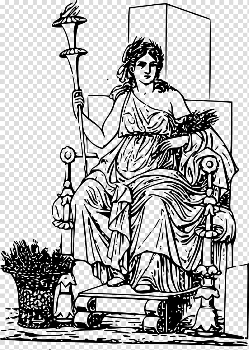 Demeter Persephone Zeus Ceres , Goddess transparent background PNG clipart