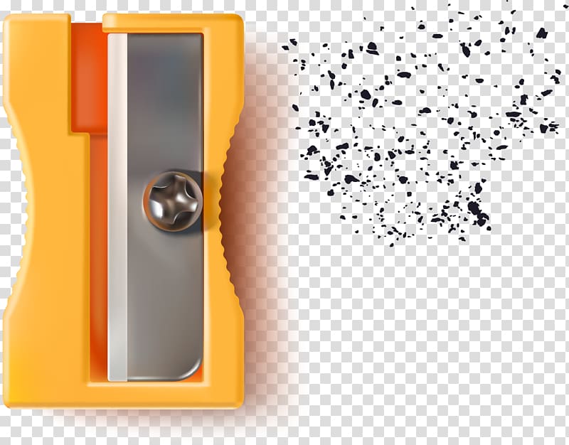orange and gray pencil sharpener illustration, Pencil sharpener Drawing, drawing pencil sharpener and pencil transparent background PNG clipart