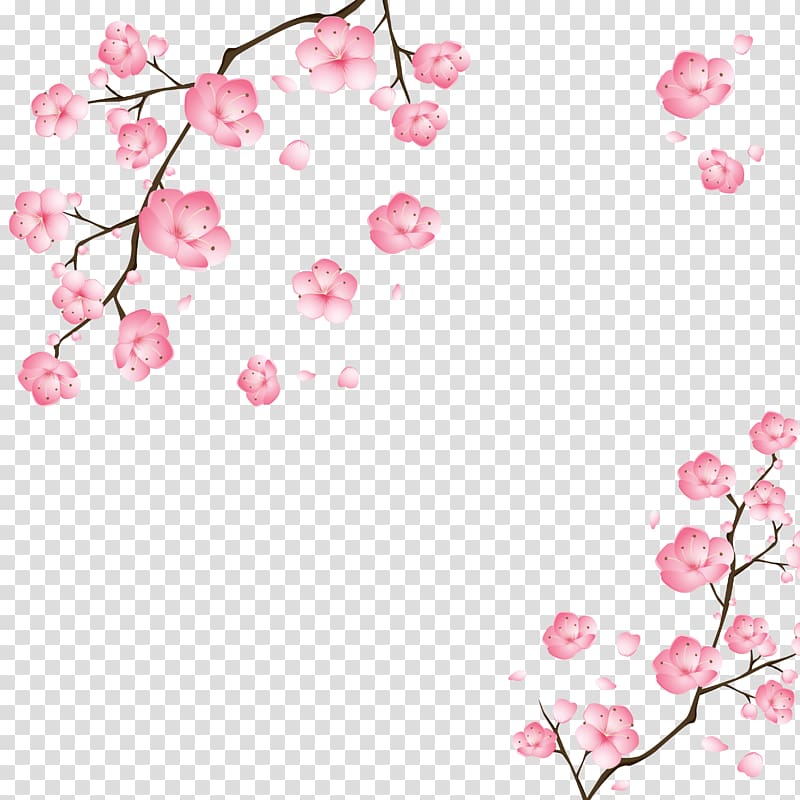 Chinoiserie Papercutting Plum blossom, Chinese style plum transparent background PNG clipart