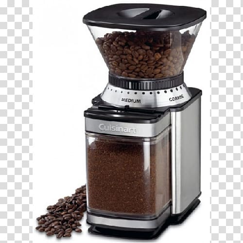 Coffee Burr mill Cuisinart Espresso, Coffee transparent background PNG clipart
