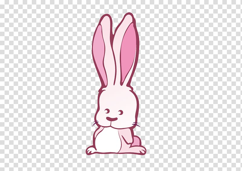 Easter Bunny Bugs Bunny Rabbit , Pink Bunny transparent background PNG clipart