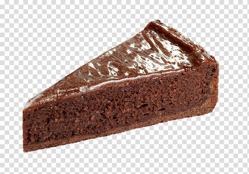 Chocolate brownie Sachertorte Flourless chocolate cake Torta caprese, Chocolate cake transparent background PNG clipart