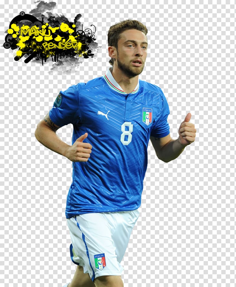 Claudio Marchisio Artist Jersey Mixed media, Manu transparent background PNG clipart