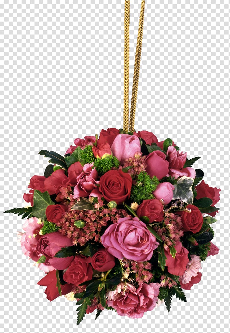 Flower bouquet , hanging flower transparent background PNG clipart