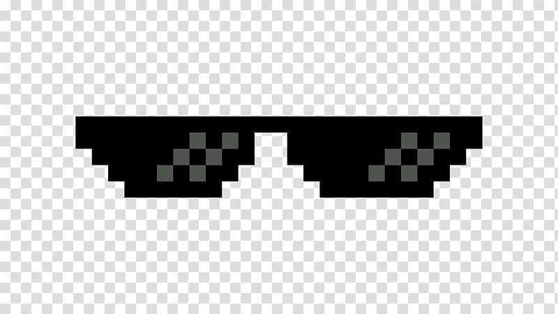 Sunglasses , Thug Life Glasses , black sunglasses illustration transparent background PNG clipart