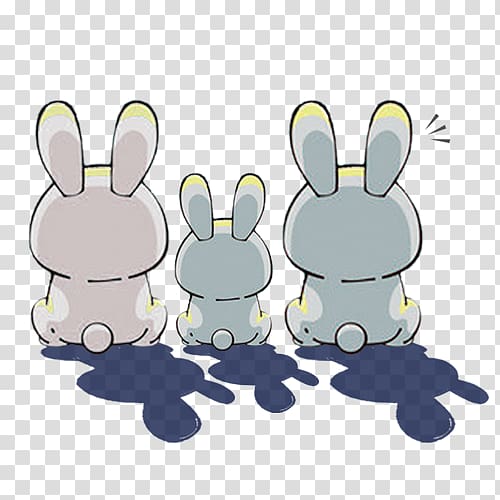 Rabbit , Rabbit back transparent background PNG clipart