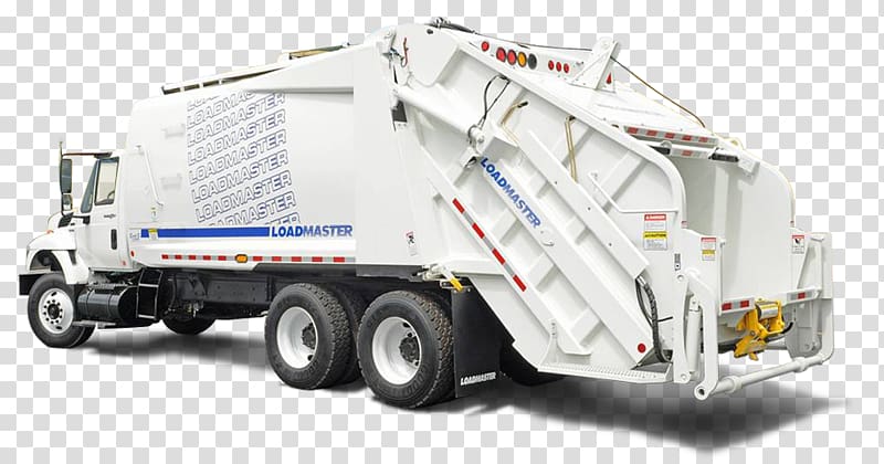 Loadmaster Garbage truck Waste Car, truck transparent background PNG clipart