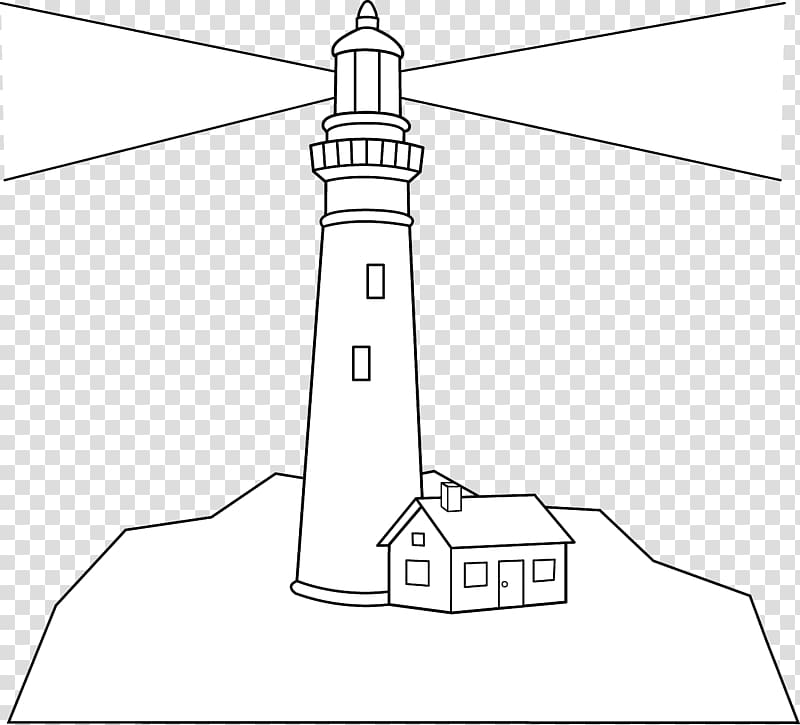 Coloring book Lighthouse of Alexandria Drawing, others transparent background PNG clipart